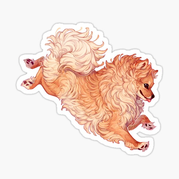 Item preview, Pomeranian 2019 redraw designed and sold by Giulialibard.