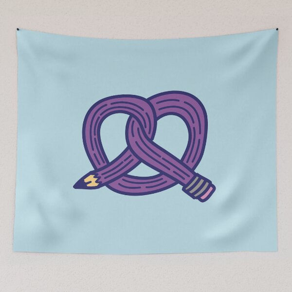 Item preview, Pretzel Pencil - Purple designed and sold by MOREDANKMEMES.