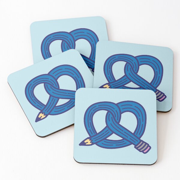 Item preview, Pretzel Pencil - Blue designed and sold by MOREDANKMEMES.