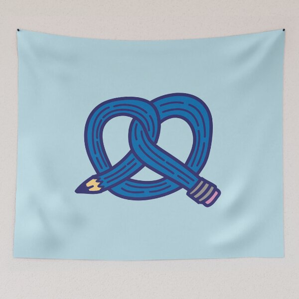 Item preview, Pretzel Pencil - Blue designed and sold by MOREDANKMEMES.