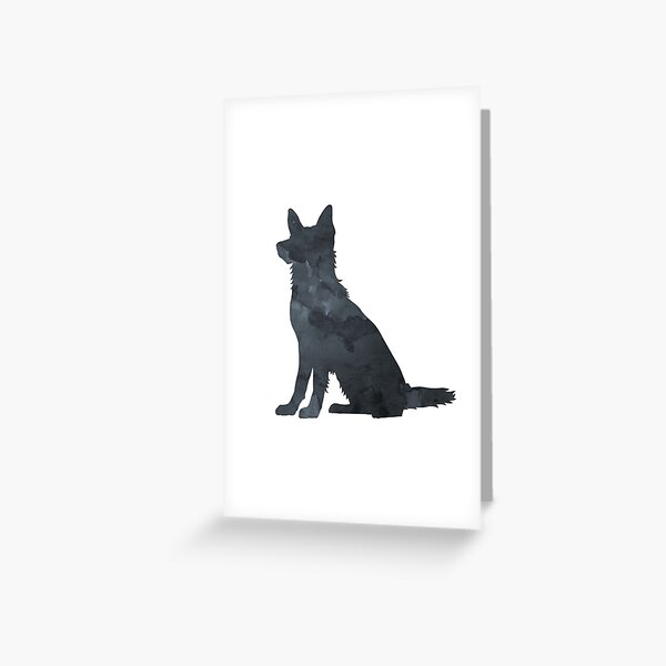 Item preview, Black German Shepherd Dog designed and sold by TheJollyMarten.