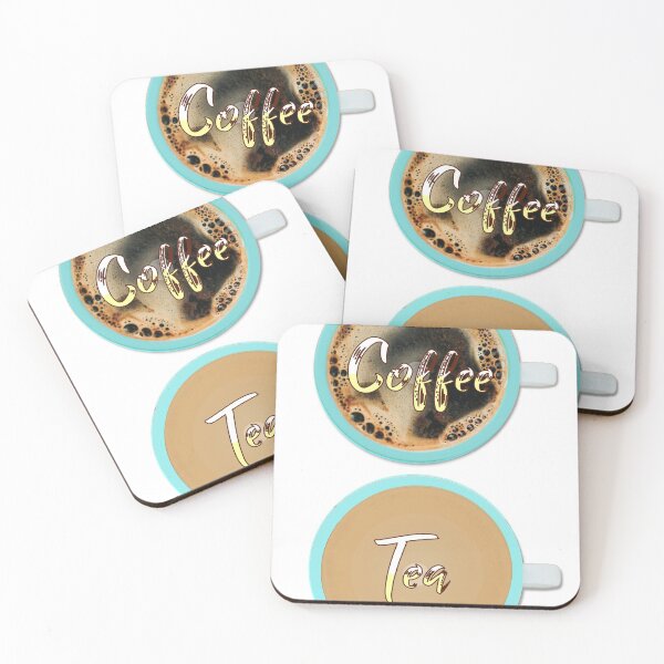 Item preview, Tea coffee cups - signs for cafe, bars, coffee shops designed and sold by Happyoninside.