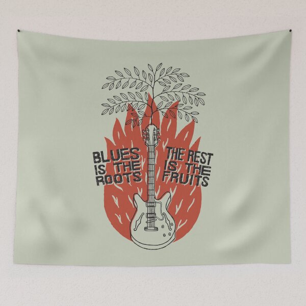 Item preview, Blues Is The Roots - The Rest Is The Fruits designed and sold by TIGERDAVER.