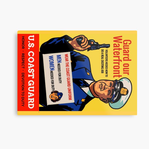 Coast Guard - Guard Our Waterfront Metal Print