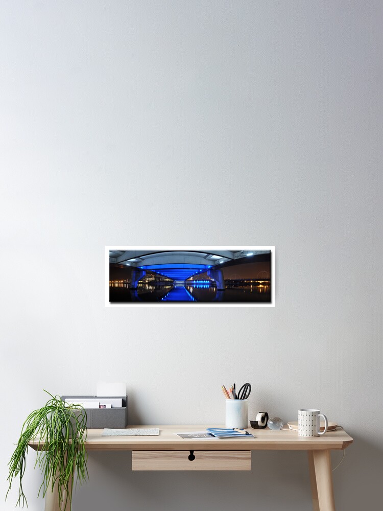 Thumbnail 2 of 3, Poster, ELECTRIC BLUE designed and sold by shaun-e.
