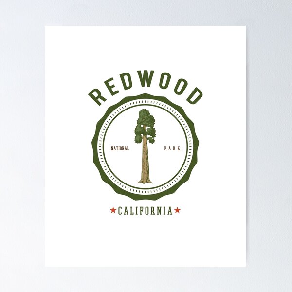Item preview, Redwood National Park California Tree Giant Redwoods  designed and sold by The Junto Shop.