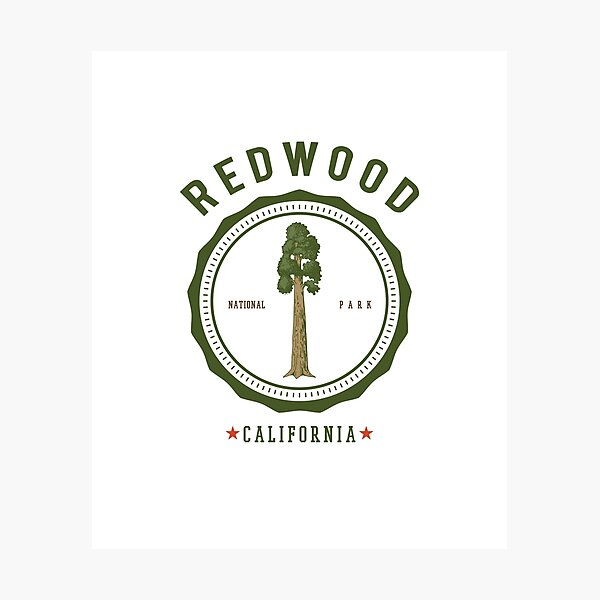 Item preview, Redwood National Park California Tree Giant Redwoods  designed and sold by The Junto Shop.