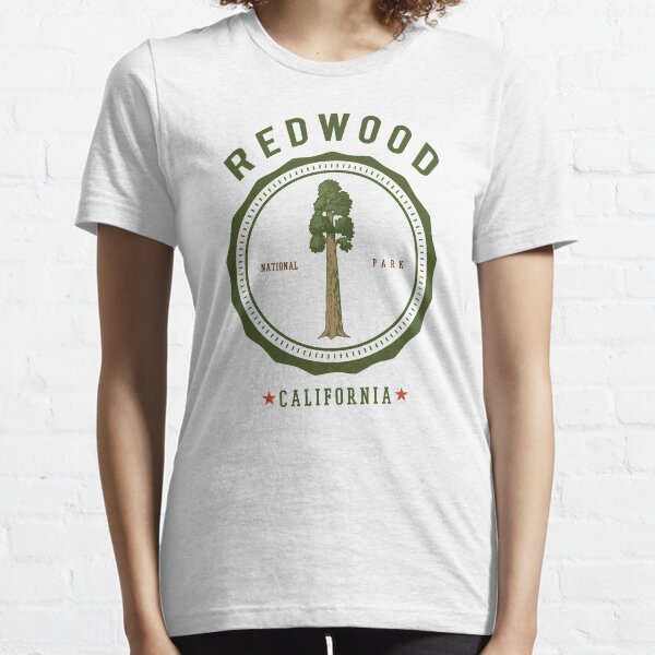 Redwood National Park California Tree Giant Redwoods Essential T-Shirt