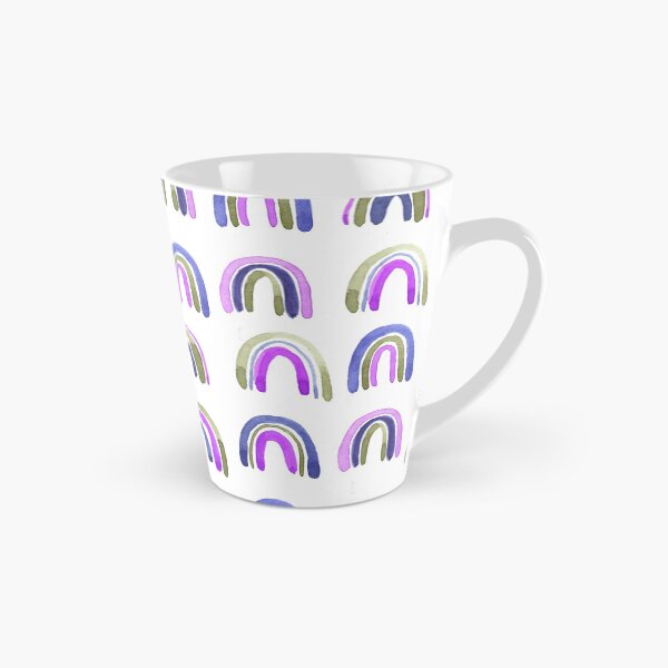 Aperçu de l'œuvre Aquarelle Abstrait Rainbow Pattern Violet / Gris créée et vendue par Kova Rose.