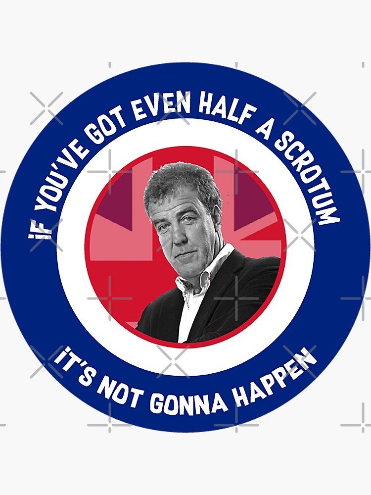 &quot;Jeremy Clarkson Prime Minister - Jeremy Clarkson Funny Gifts - Clarkson For King&quot; Sticker by