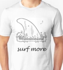 surf more Unisex T-Shirt