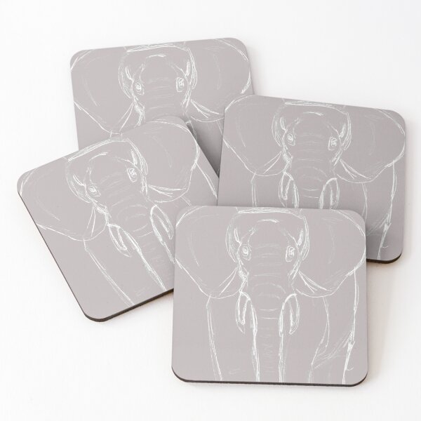 Item preview, African Elephant - Sketch designed and sold by bellamousse design co.