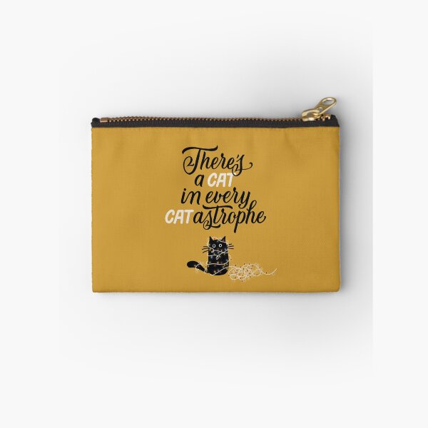 Item preview, Theres a Cat in Every Catastrophe - Funny Christmas Card designed and sold by Kerstin Ebner.