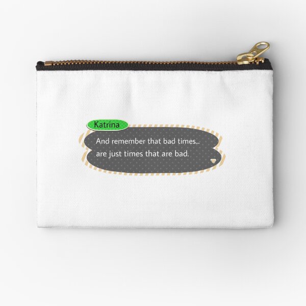 Animal Crossing Bad Times Zipper Pouch
