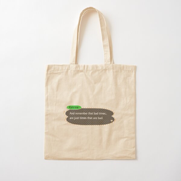 Animal Crossing Bad Times Cotton Tote Bag