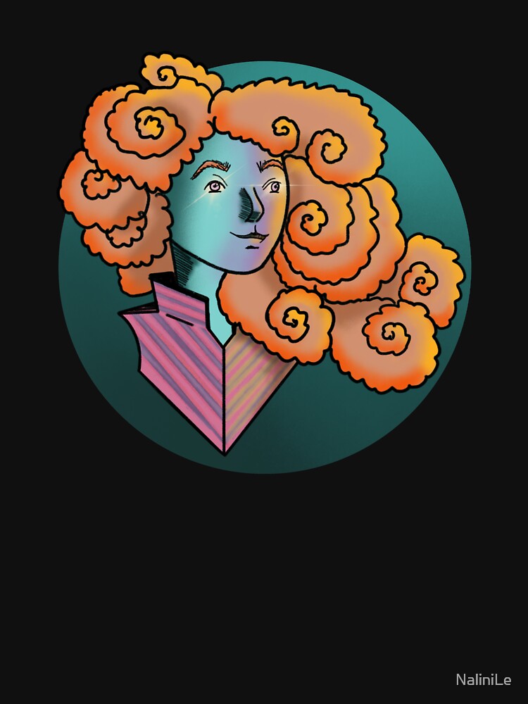 Curly Dream Girl Illustration by NaliniLe