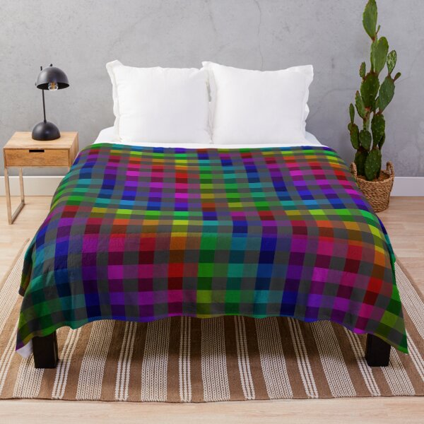 Item preview, Black Rainbow Plaid designed and sold by cherubi19.