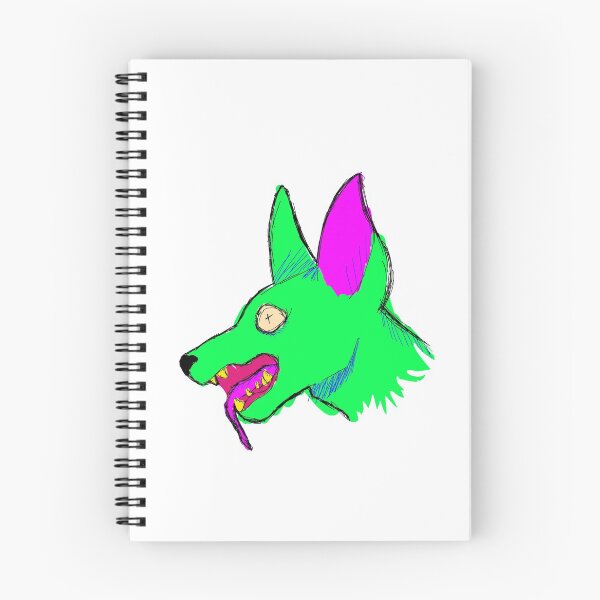 Item preview, Neon rabid zombie dog designed and sold by Dibtherat.