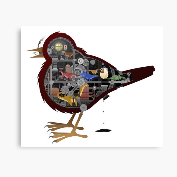 Birds Are Dinosaurs Canvas Print