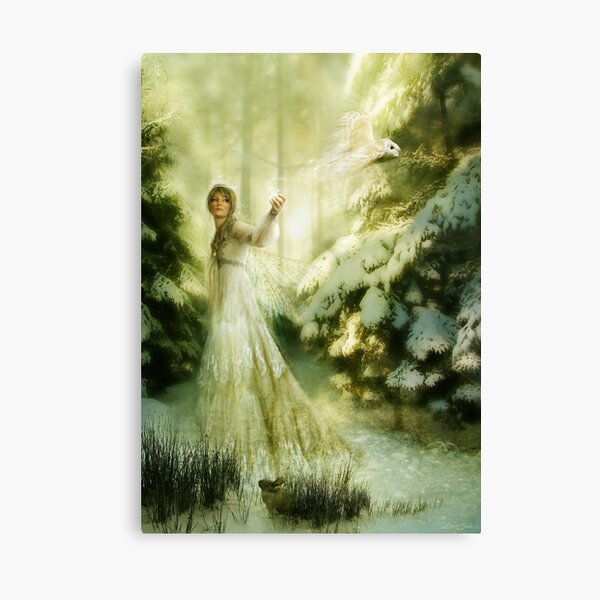 Winterspell, The Fairy Queen of Winter Canvas Print