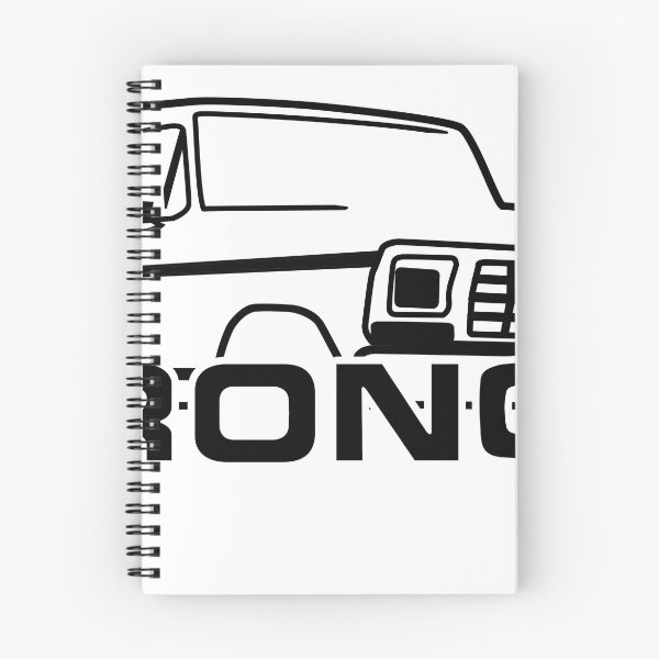 Item preview, 1978-1979 Bronco Side Front w/logo Black Print designed and sold by TheOBSApparel.