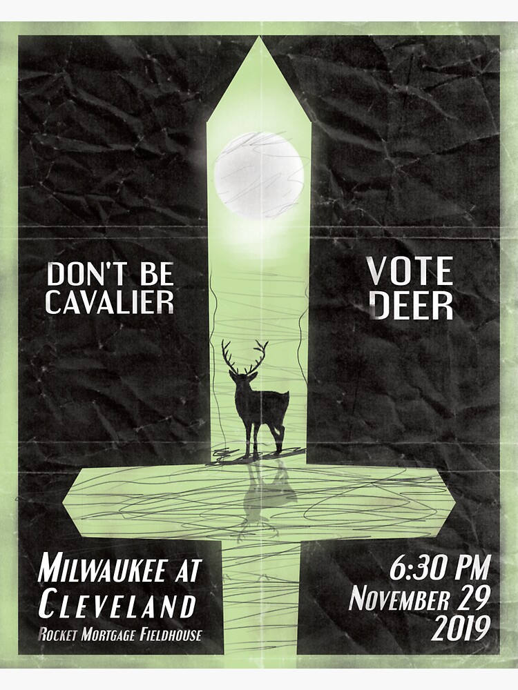 Don't be Cavalier, Vote Deer by AJW3-Art