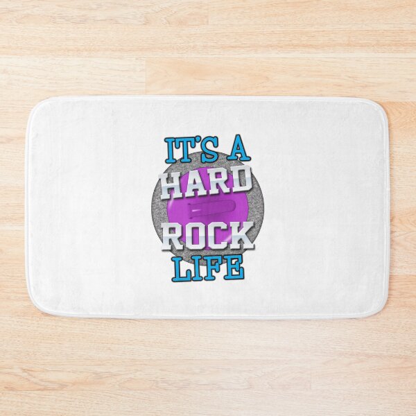 Item preview, 'It's A Hard Rock Life' (White ALT) designed and sold by The Button Gal.