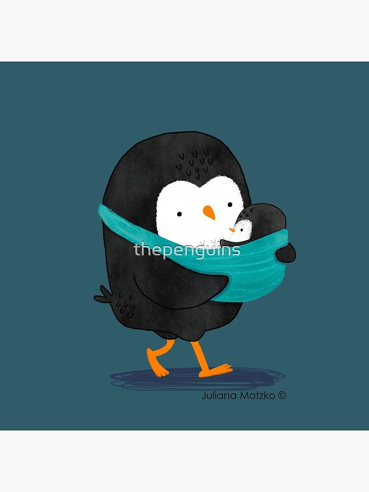 Penguin Dad and Baby Penguin by thepenguins