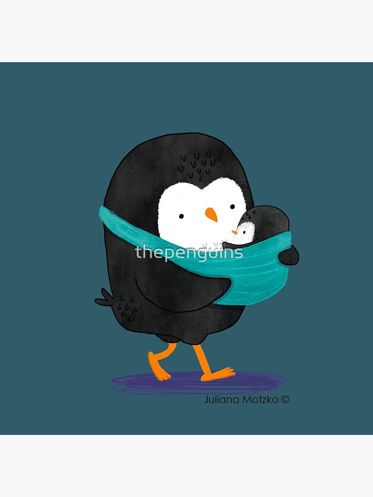 Penguin Dad and Baby Penguin by thepenguins