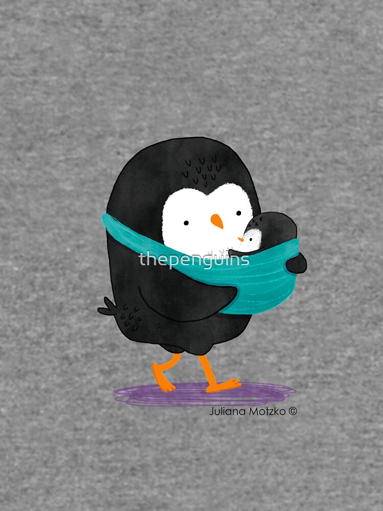 Penguin Dad and Baby Penguin by thepenguins