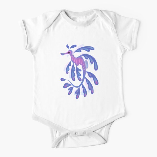 Sea dragons Short Sleeve Baby One-Piece