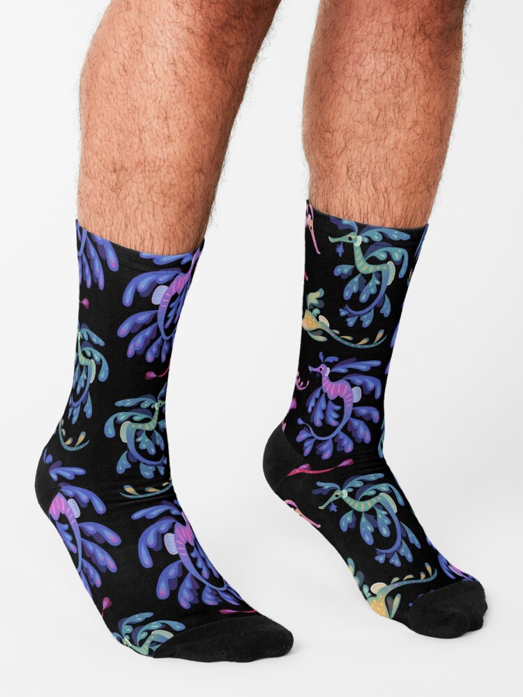 Alternate view of Sea dragons Socks