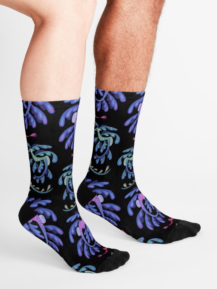 Alternate view of Sea dragons Socks