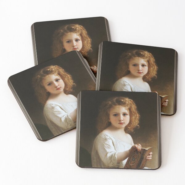 Item preview, The Story Book by William-Adolphe Bouguereau Old Masters Reproduction designed and sold by Xzendor7 Digital Art Creations.
