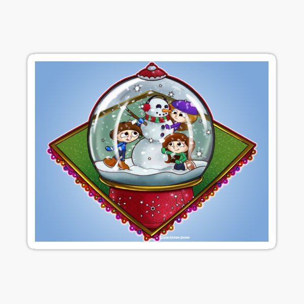 Let's Build a Snowman Sticker