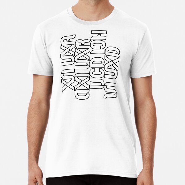 Item preview, UX YOUR WORLD! - Black Outline designed and sold by Rosart-Design.
