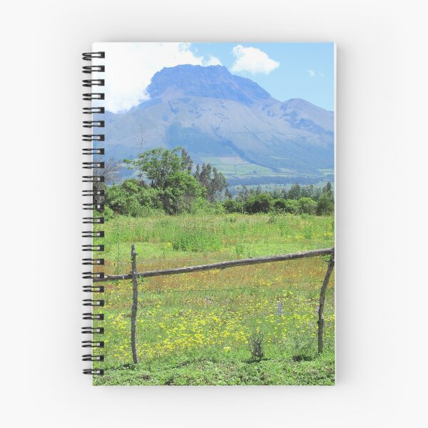 Item preview, Field of Wildflowers and Mount Cotacachi designed and sold by rhamm.
