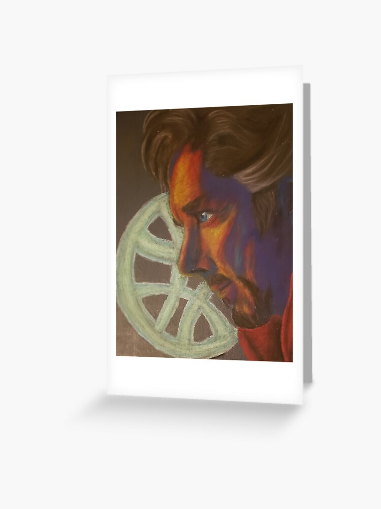 Oil pastel drawing Dr. Strange 