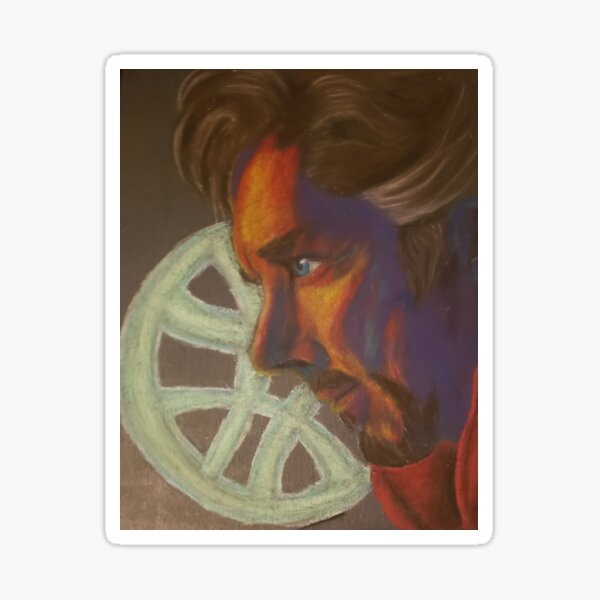 Item preview, Oil pastel drawing Dr. Strange  designed and sold by Sj-Charles.