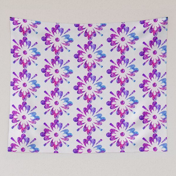 Item preview, Graphic Pink and Blue Flower designed and sold by PaintedbyCarol.