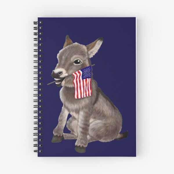 Item preview, Donkey waving the American Flag designed and sold by Mehu.