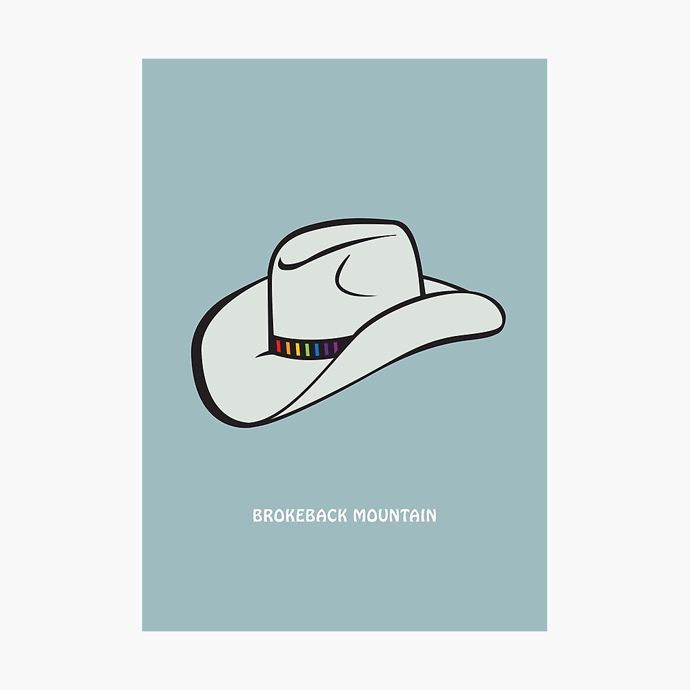 Brokeback Mountain Poster By Movieposterboy Redbubble