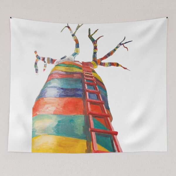Item preview, Limageecrite Baobab multicolored tree designed and sold by Géraldine de L'image écrite.