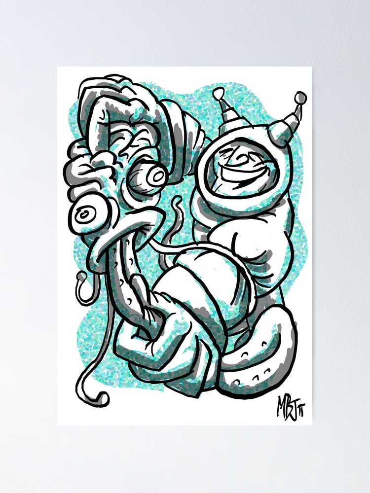 Thumbnail 1 of 3, Poster, SpaceMan designed and sold by MBJonly.