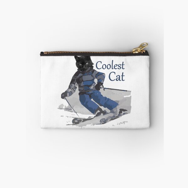 Artikelvorschau, Katze Skifahren coolste Katze entworfen und verkauft von AkraidaxDesign.