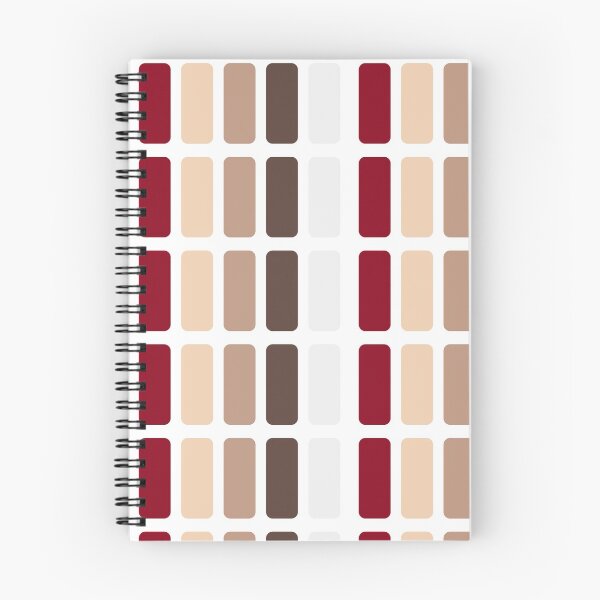Item preview, Red and Brown Rectangles color block chic designed and sold by kristinedesigns.