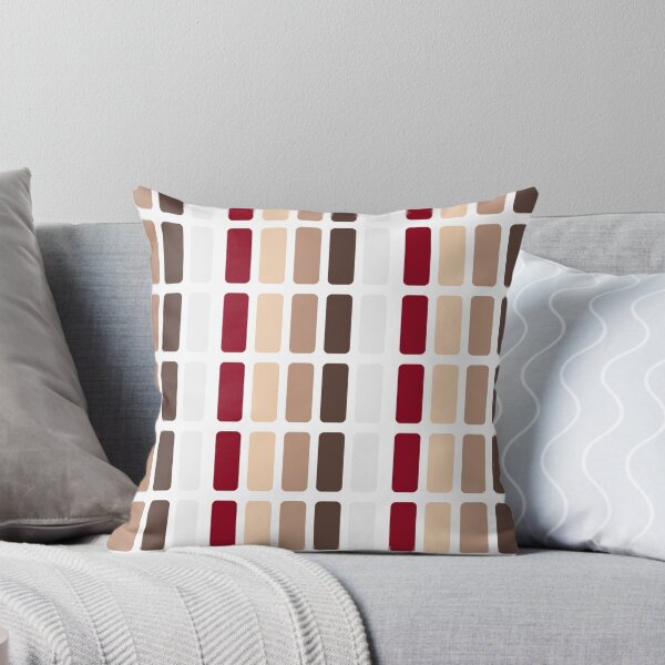 Item preview, Red and Brown Rectangles color block chic designed and sold by kristinedesigns.