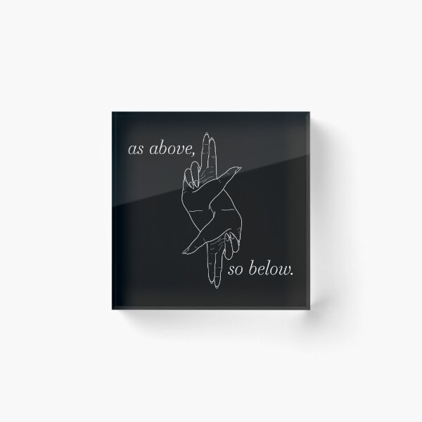 Item preview, Copy of As Above, So Below - White designed and sold by caomicc.