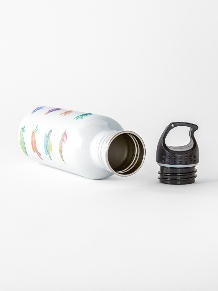 Alternate view of Sea slug - black Water Bottle