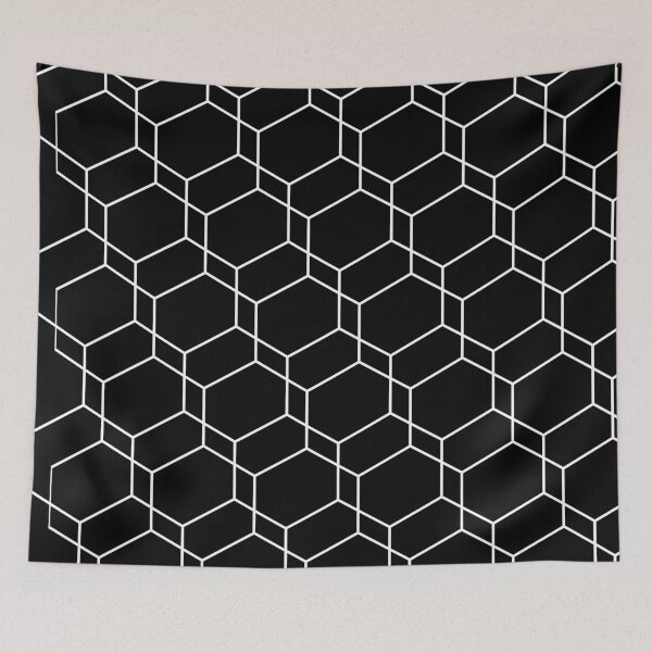 Item preview, Hexagonal seamless pattern designed and sold by Blacklinesw9.